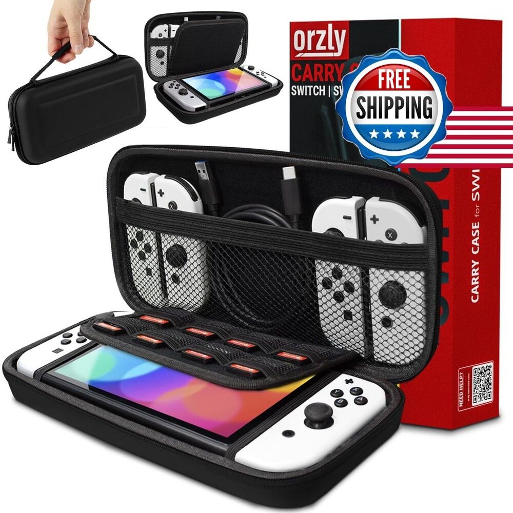 Orzly Carrying Case Nintendo Switch 1 Screen Padding (2017-2025)